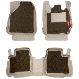 7D Car Floor Mats Beige For Maruti Brezza