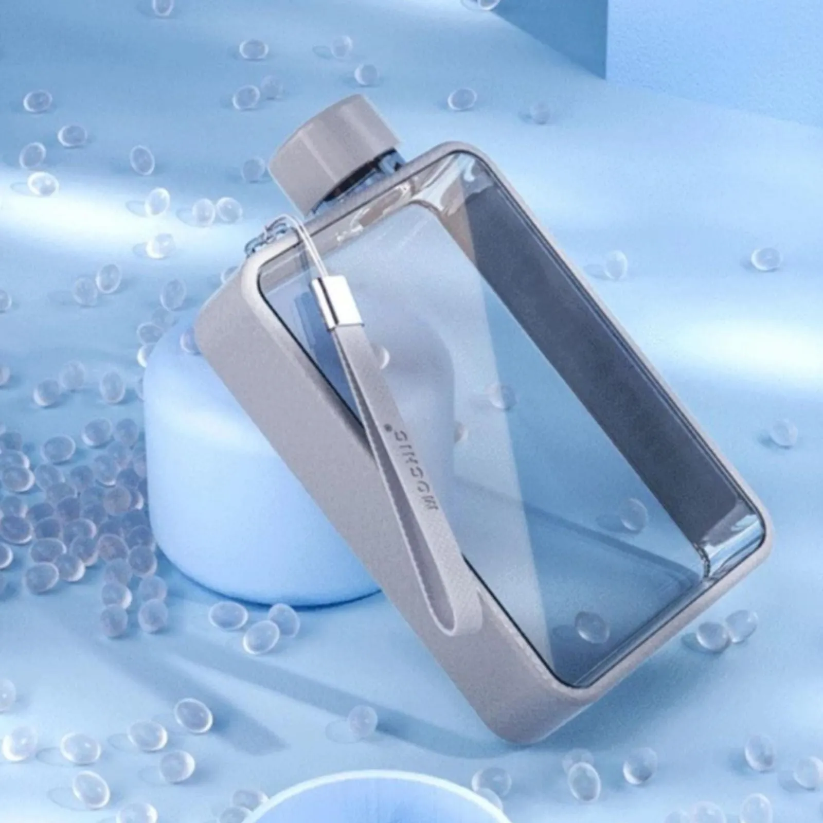 A5 Flat Water Bottle for Cold Drink/Warm Drink - BPA Free Water Bottle - Leak Proof. 380ml