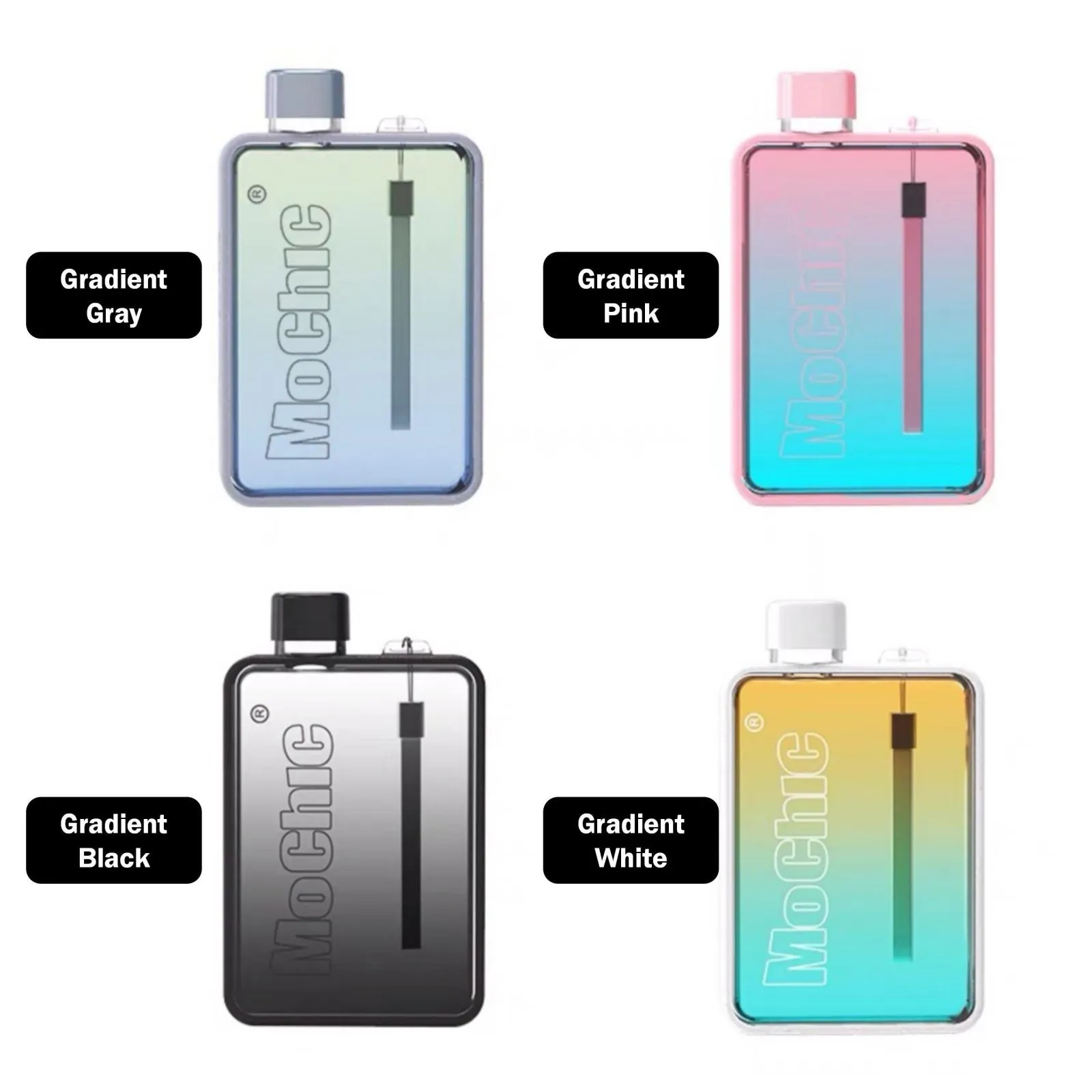 A5 Flat Water Bottle for Cold Drink/Warm Drink - BPA Free Water Bottle - Leak Proof. 380ml
