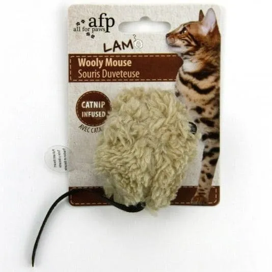 AFP Lamb Wooly Mouse Chirping Sound Cat Toy