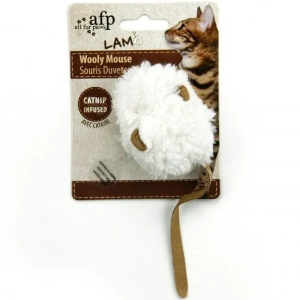 AFP Lamb Wooly Mouse Chirping Sound Cat Toy
