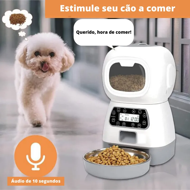 Alimentador Automático para Cachorros e Gatos - Smart Feeder
