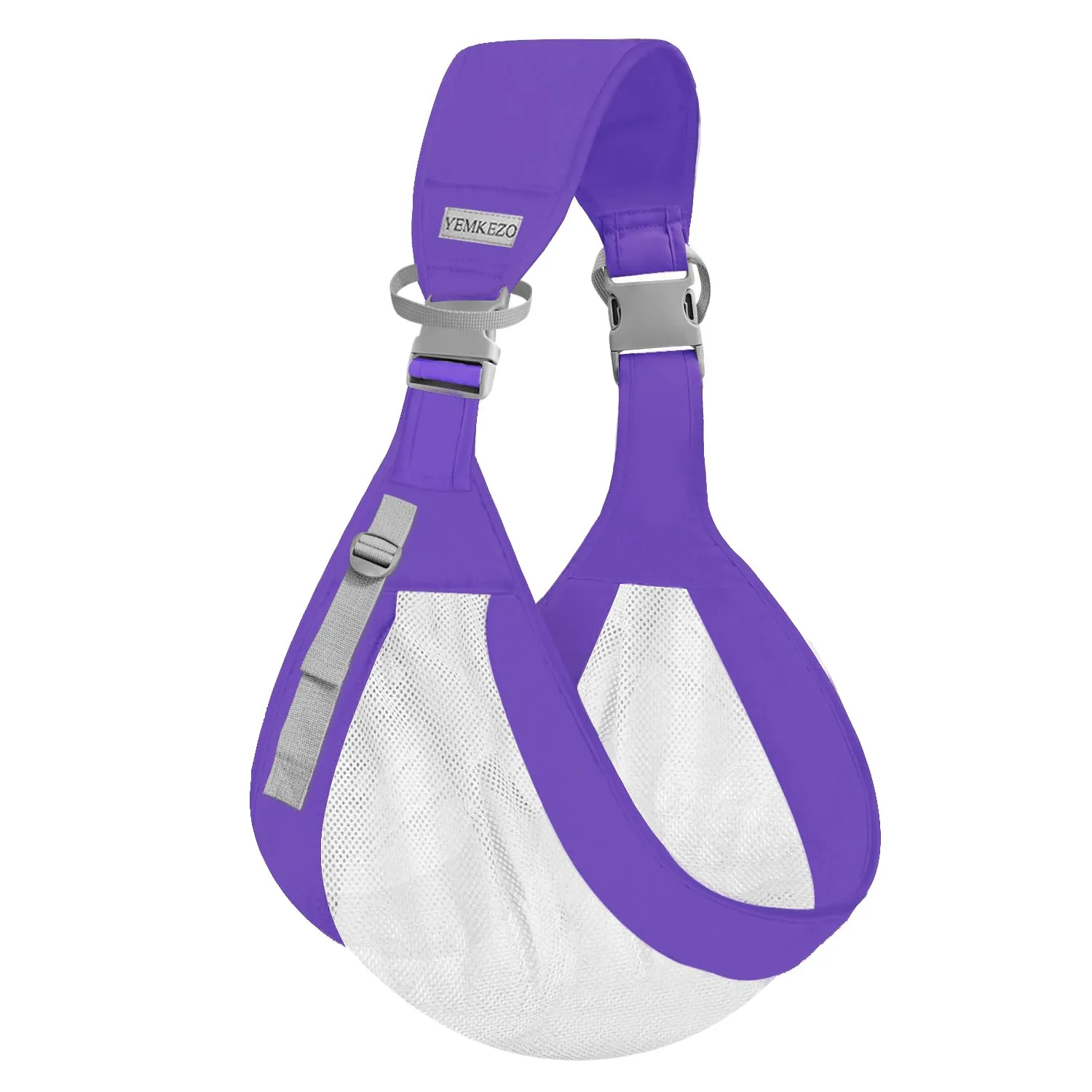 Baby Sling Carrier Newborn to Toddler,Updated Adjustable One Shoulder Labor-Saving Baby Holder Carrier,Tollder Sling Carrying 7-45 lbs (Purple)