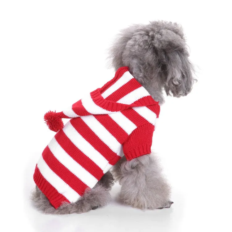 Christmas Knitted Turtleneck Dog Sweater