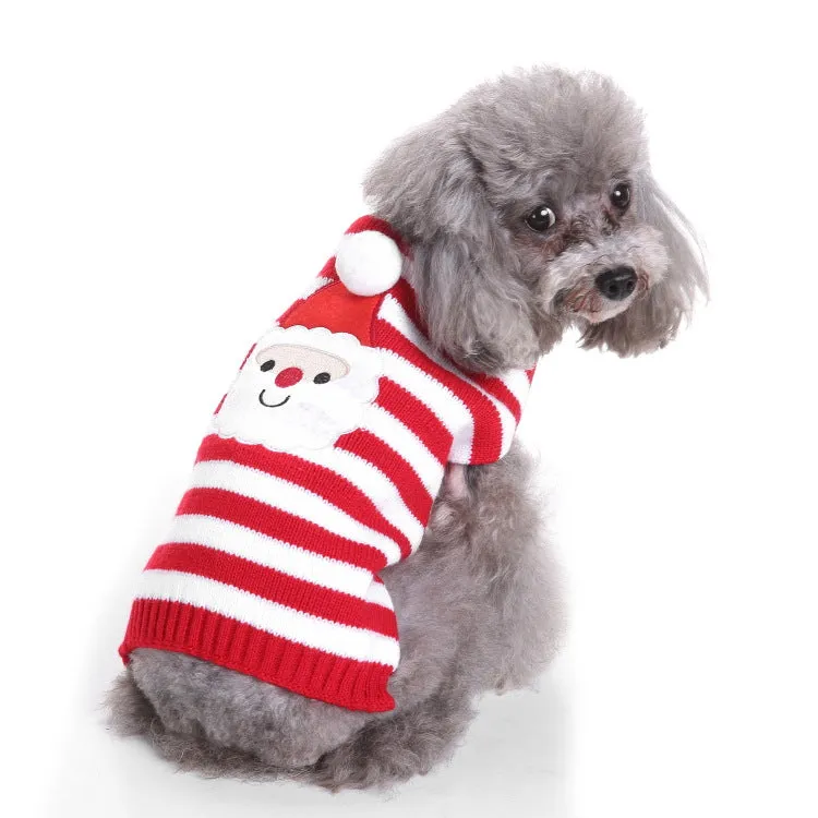 Christmas Knitted Turtleneck Dog Sweater