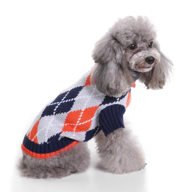 Christmas Knitted Turtleneck Dog Sweater