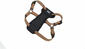 Coastal Pet K9 Explorer Reflective Adjustable Padded Dog Harness - Plush Chest Pad for Comfort - No-Pull Dog Harness for Small and Large Dogs - Campfire Orange - 5/8" x 16"-24", Small