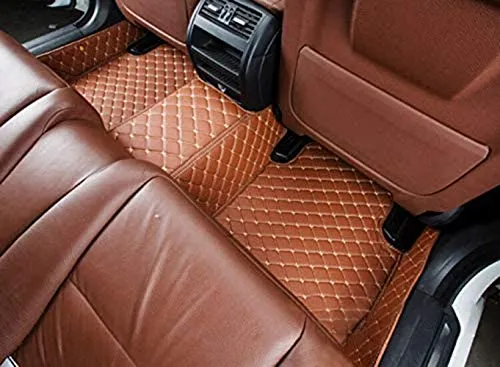 Customized Car Mats are Suitable for Volkswagen ID.4 CROZZ / 2021 Year Waterproof Lining Full Set of Environmentally Friendly Flooring (Black Blue,ID.4 CROZZ / 2021 Year)