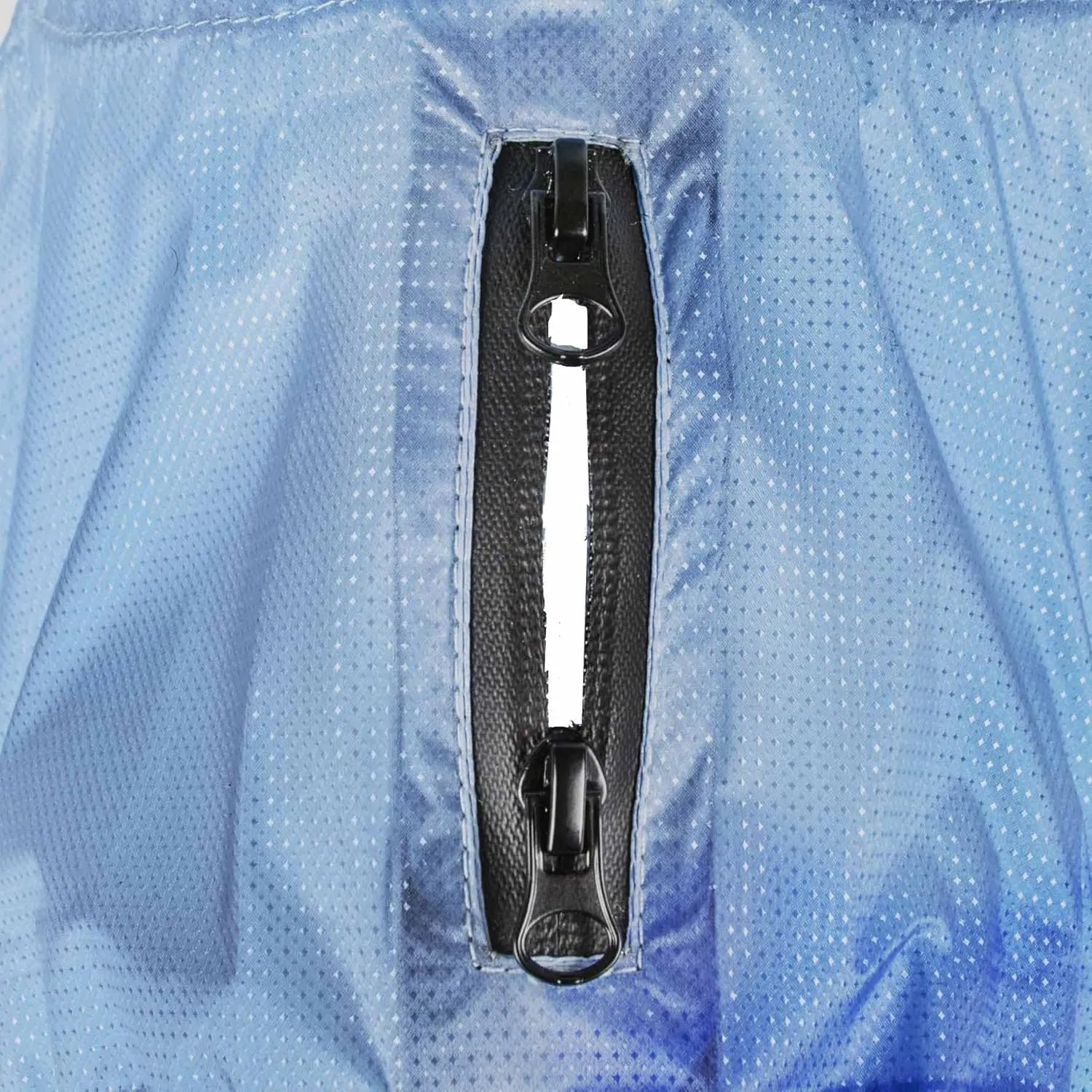 Dog Helios Torrential Shield Adjustable and Waterproof Dog Raincoat Poncho, XS, Blue