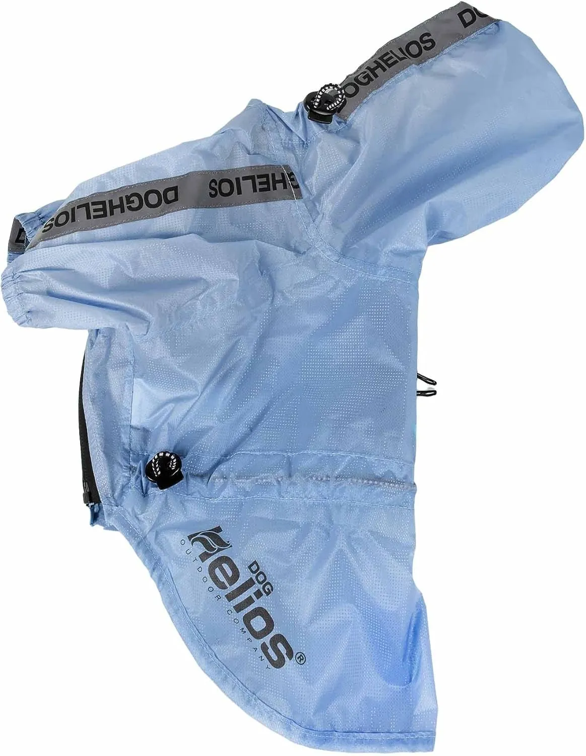 Dog Helios Torrential Shield Adjustable and Waterproof Dog Raincoat Poncho, XS, Blue