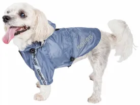 Dog Helios ® 'Torrential Shield' Waterproof Multi-Adjustable Pet Dog Windbreaker Raincoat
