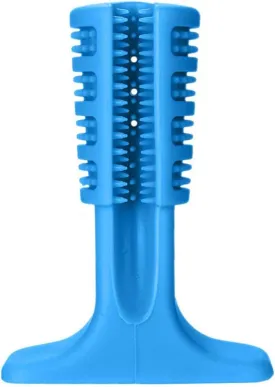 Dog Toothbrush Stick Bristly Brushing Stick Dog Teeth Cleaning Treats Chew Toys Bite Resistant Puppy Effective Dental Care Doggy Natural Rubber Massager for Small & Medium Dogs Pets- Small