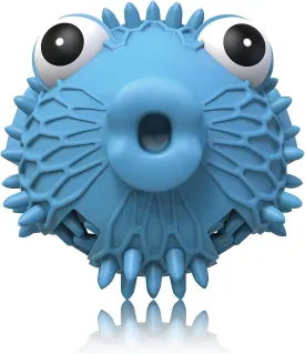 Dog Toys for Aggressive Chewing, Large Medium-Sized Dog Tooth Grinding Toy, Sturdy Dog Squeak Toy, Soothe Dog Anxiety, Natural Rubber, Milk Flavor Clean Teeth Puzzle, Slow Food Dog Toy