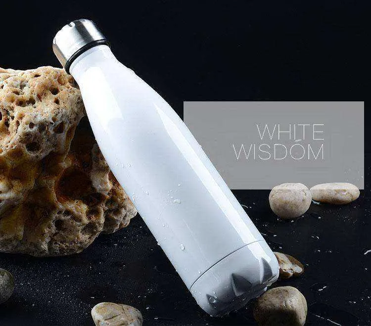 Double-Wall Insulated Vacuum Flask Stainless Steel Thermos Water Bottle