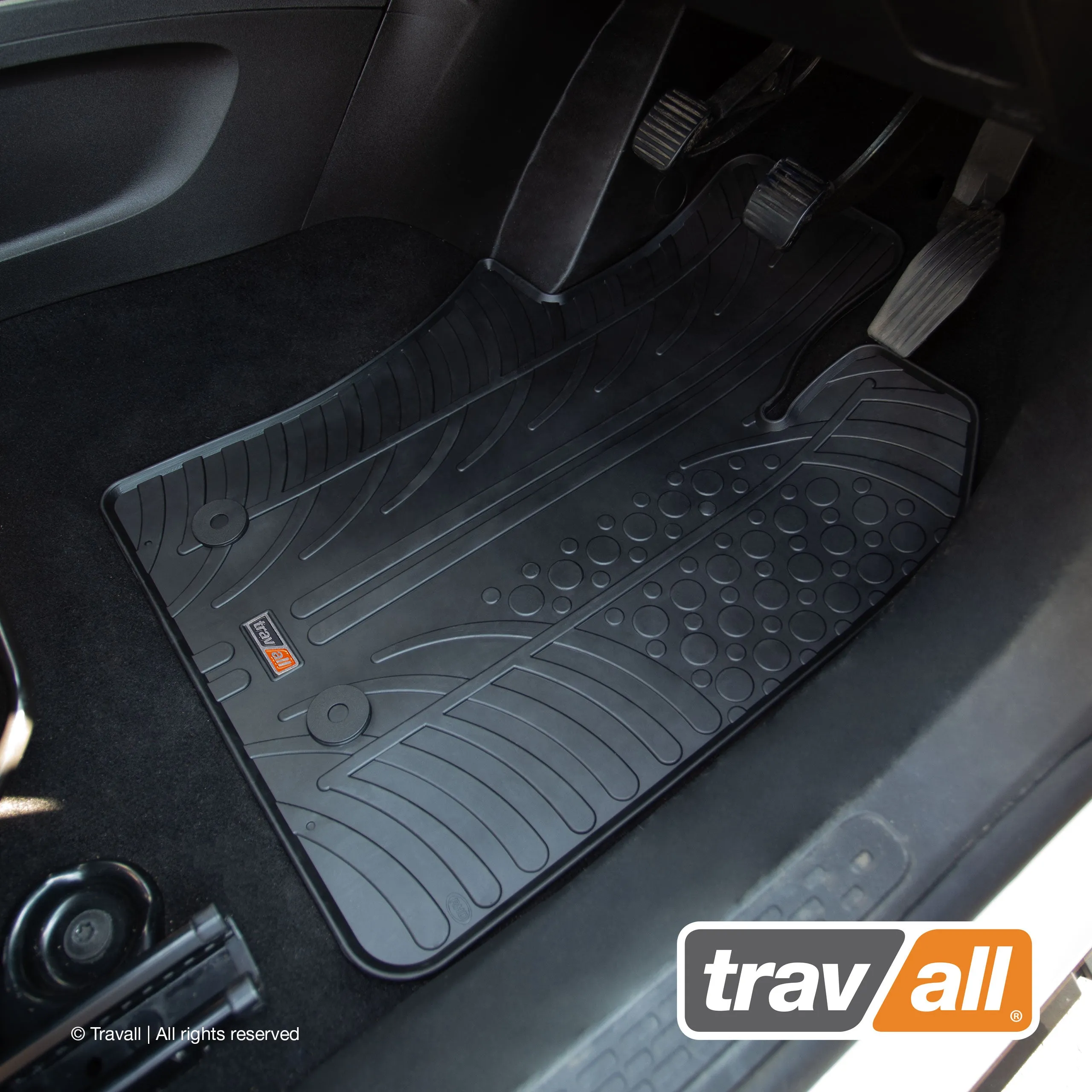 FIAT 500X 2014-CURRENT Rubber Car Mats Set (4 Mats)
