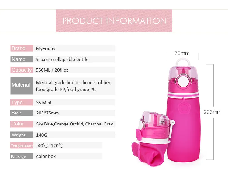 Foldable Travel Water Bottle