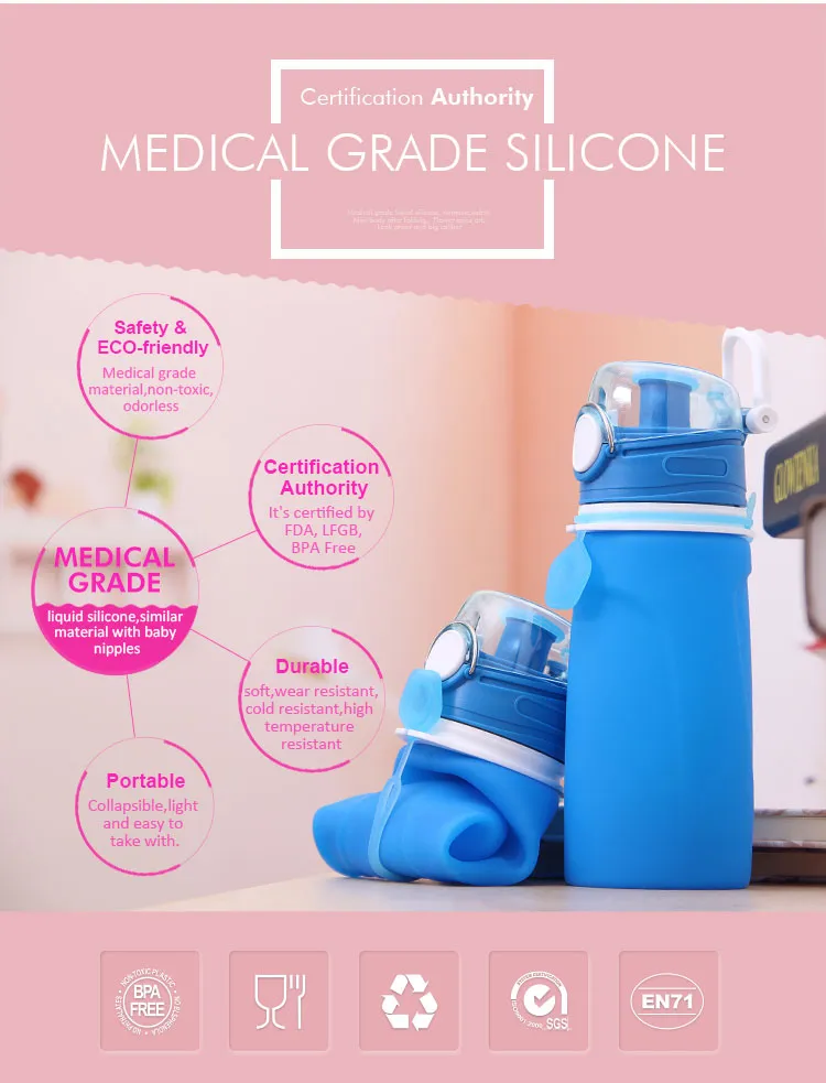 Foldable Travel Water Bottle