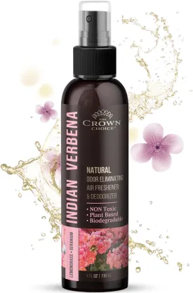 Freshen Up Dad's Day with gift of Natural Air Freshener SprayGeranium & Lemongrass Odor EliminatorNon-Toxic Essential Oil Deodorizer Spray for Home,Safe for Kids & Pets1 PK- 4 Oz