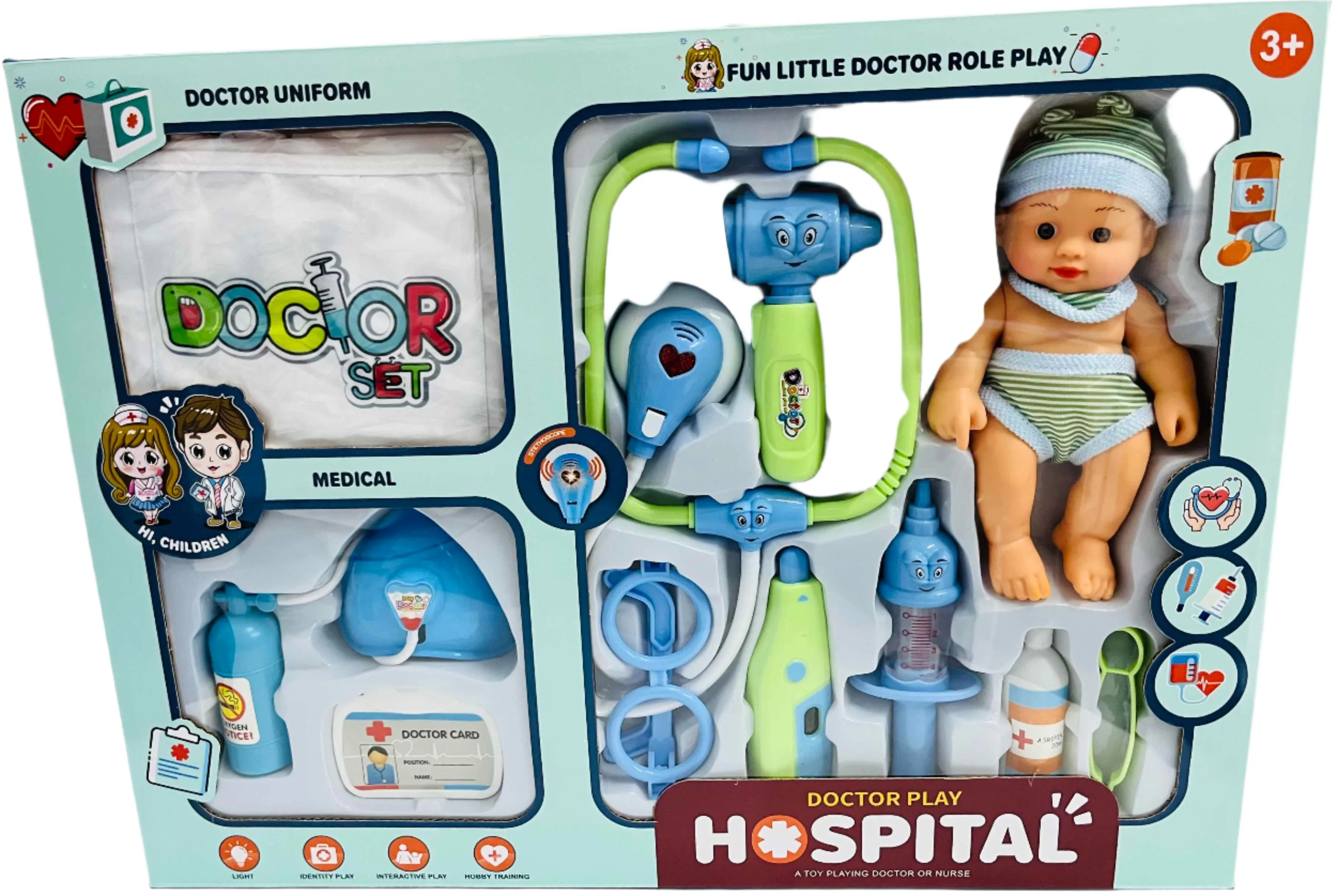 Fun Little Doctor Play Blue