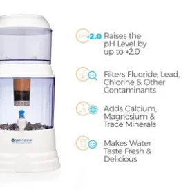 Gravity Water System by Santevia Water Systems, Inc. - | Countertop Model