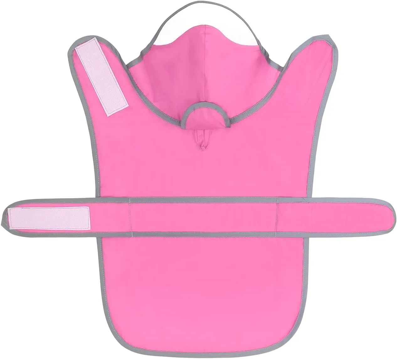 HDE Dog Raincoat with Clear Hood Rain Jacket Poncho for Small Medium Large Dogs Pink - S
