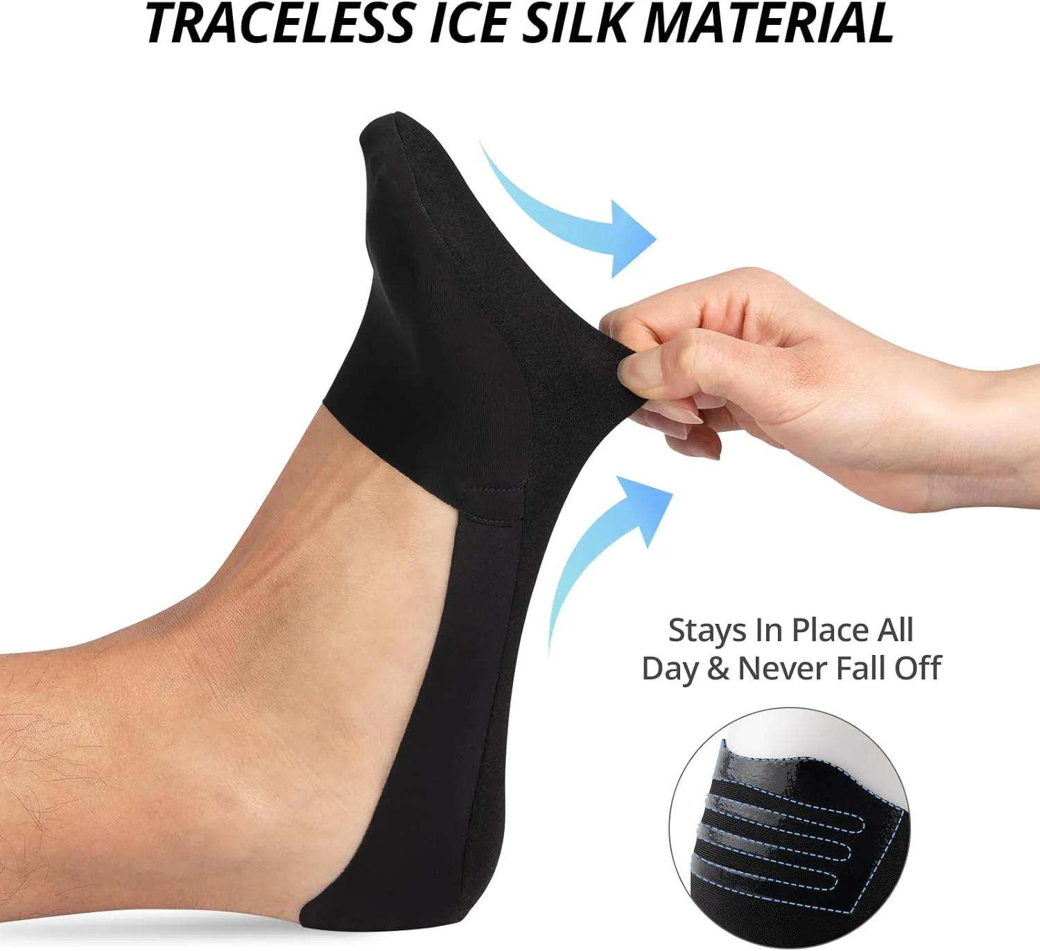 Heatuff 7 Pairs Mens No Show Socks Non Slip Low Cut Liner Socks Casual Thin Invisible Socks for Flat Boat