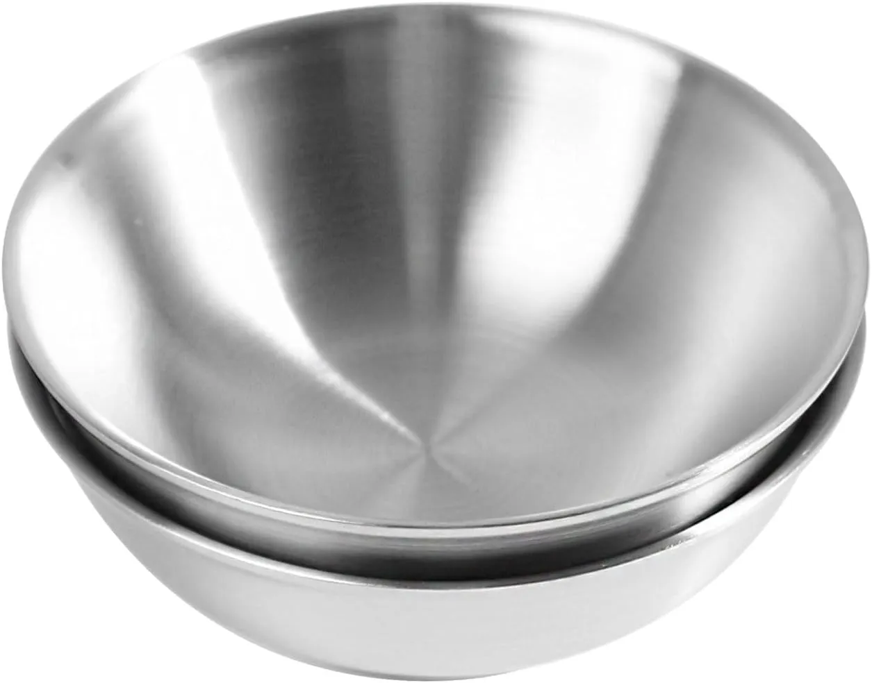 IMEEA 17 Oz Soup Bowls SUS304 Stainless Steel Bowls Double Walled Insulated Cereal Bowl for Rice, Ice Cream, Snacks, Oatmeal, Chili, Side Dishes, Set of 2
