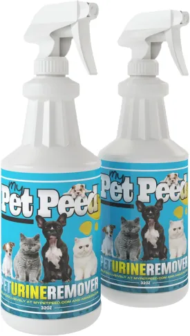 My Pet Peed 32 oz Spray (2 Pack) Pet Stain & Complete Odor Eliminator