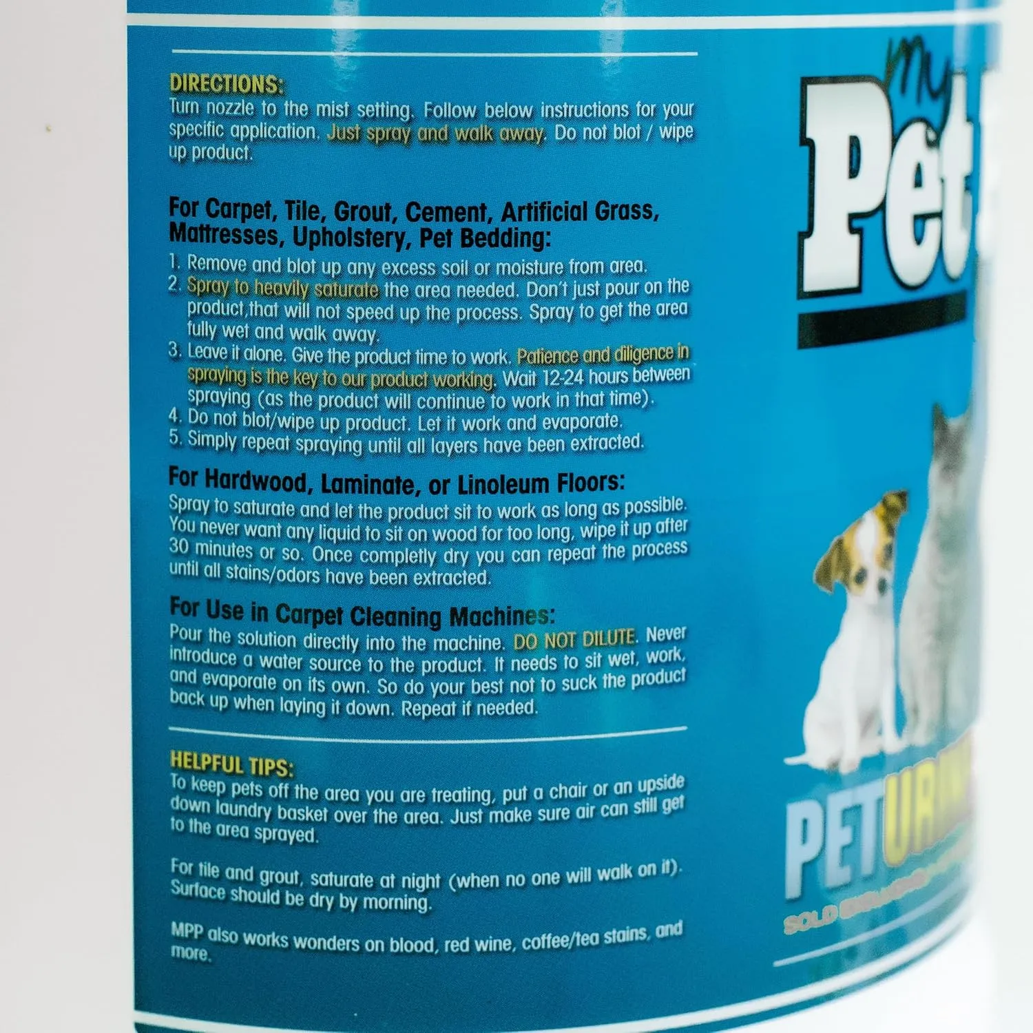 My Pet Peed 32 oz Spray (2 Pack) Pet Stain & Complete Odor Eliminator