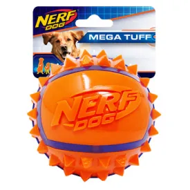 Nerf Dog Two-Tone TPR Spike Ball, Large - 3.5 in