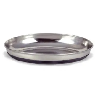 OurPets Stainless Steel Oval Cat Dish
