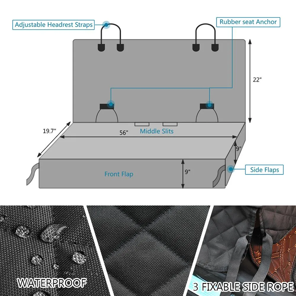 Oxford Fabric Back Seat Protector