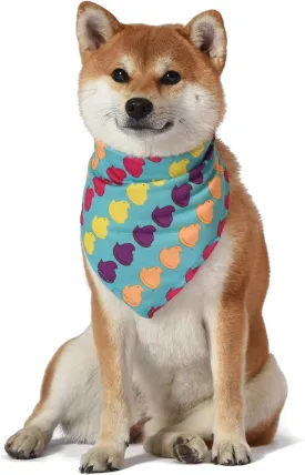 Peeps for Pets Chick Rainbow Print Dog Bandana, Medium/Large | Large Dog Bandana Officially Licensed Pet Product | Cute, Soft, Machine Washable Dog Apparel & Accessories for All Dogs