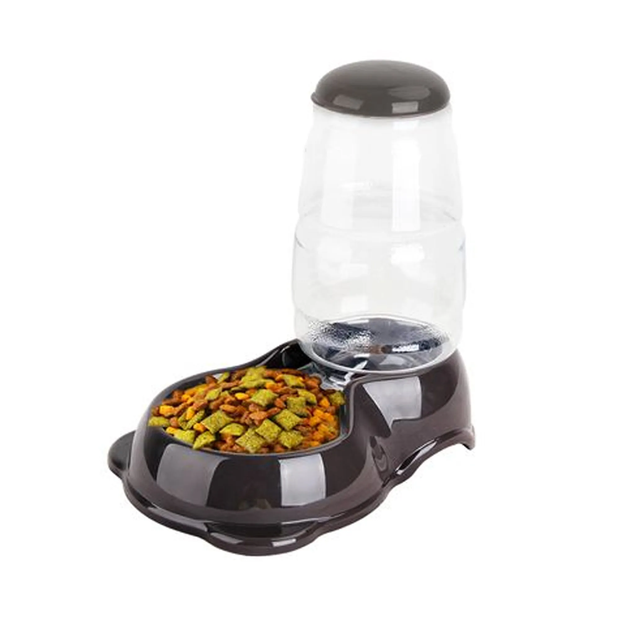 Pet Automatic Water Food Dispenser 2 in 1 Timer Drinking Feeder Bottle Dog Cat