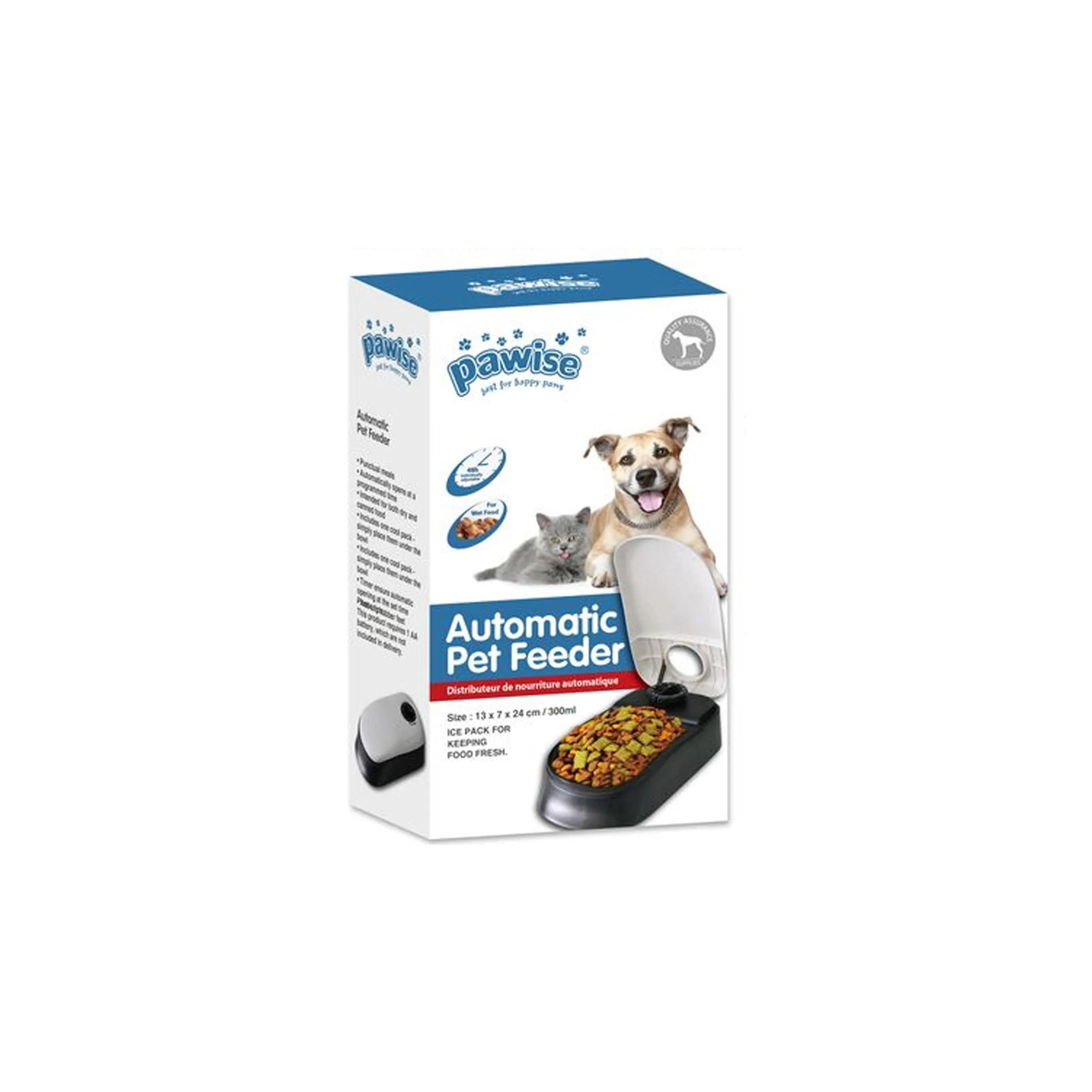 Pet Automatic Water Food Dispenser 2 in 1 Timer Drinking Feeder Bottle Dog Cat