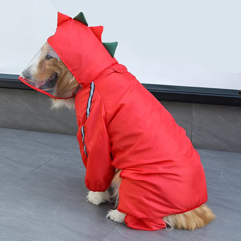 Pet Clothes Four-Legged Raincoat Outdoor Waterproof Supplies