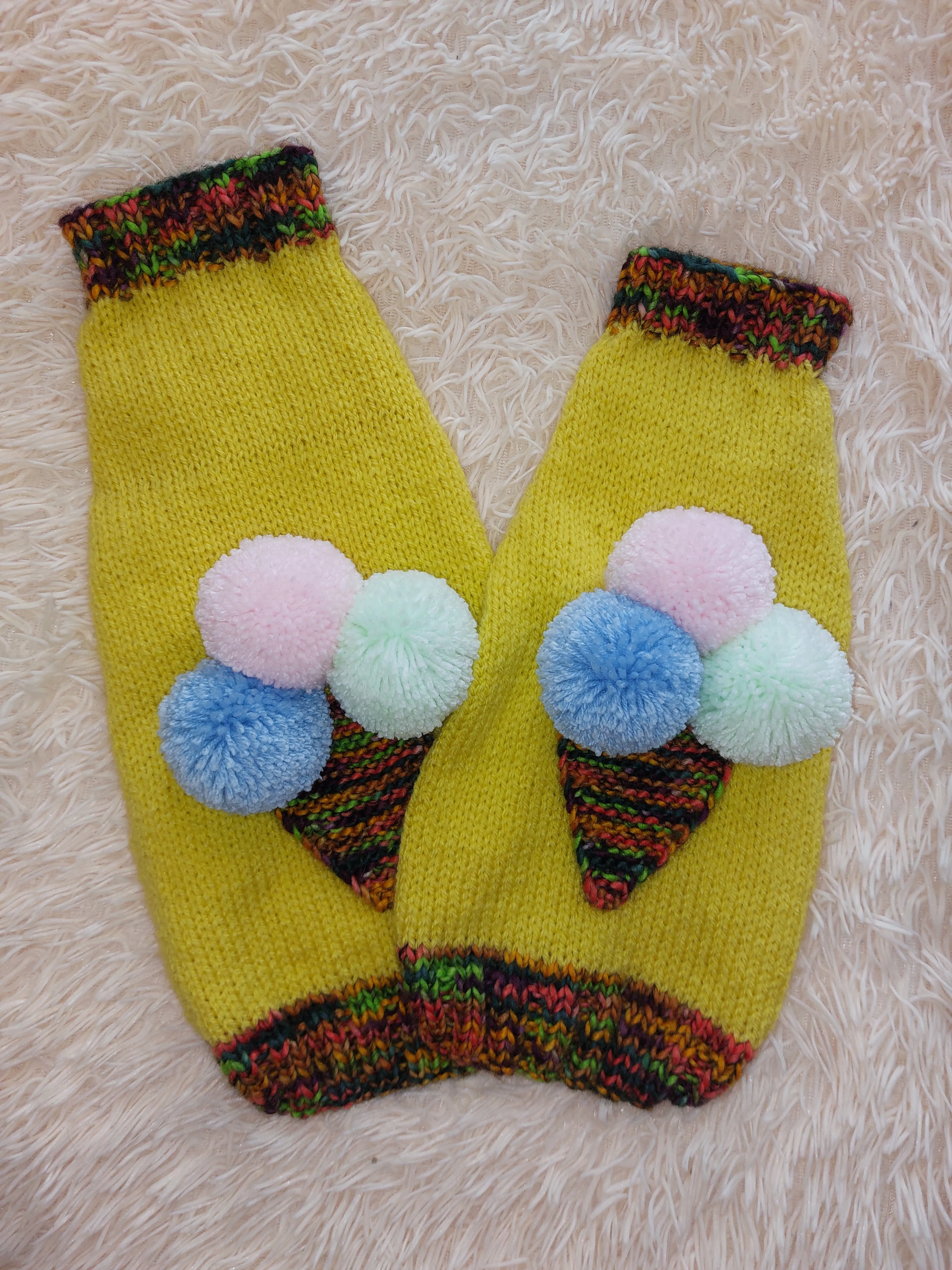 Pet clothing ice cream jumper, ice cream sweater for dogs