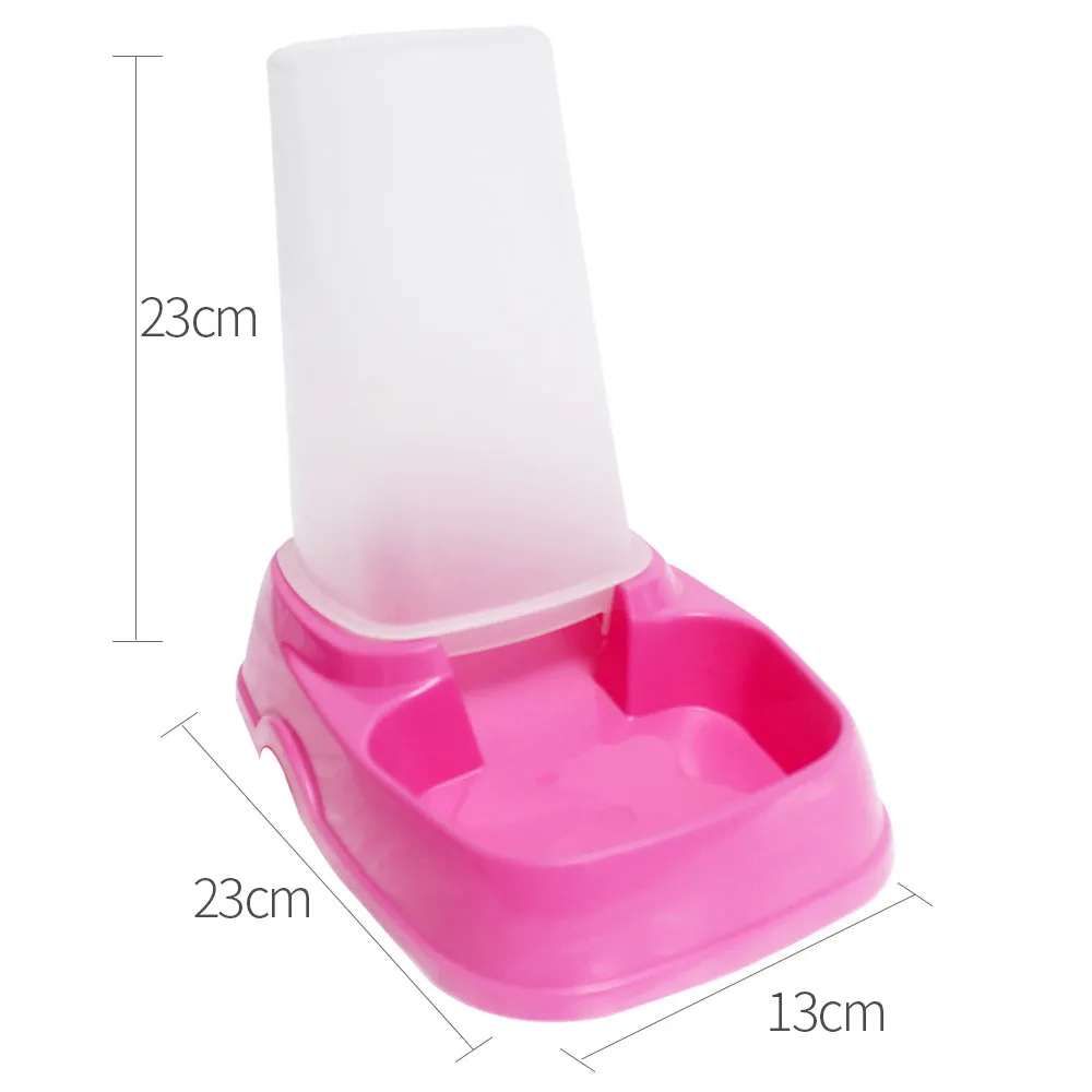 Pet feeder self-dispensing gravity food dispenser