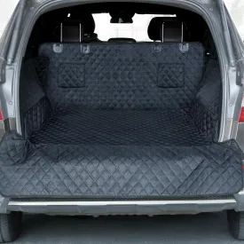 PETICON SUV Cargo Liner for Dogs, Waterproof Pet Cargo Cover Dog Seat Mat for SUVs Sedans Vans with Bumper Flap Protector, Scrachproof Non-Slip Large Size Dog Seat Mat Universal Fit
