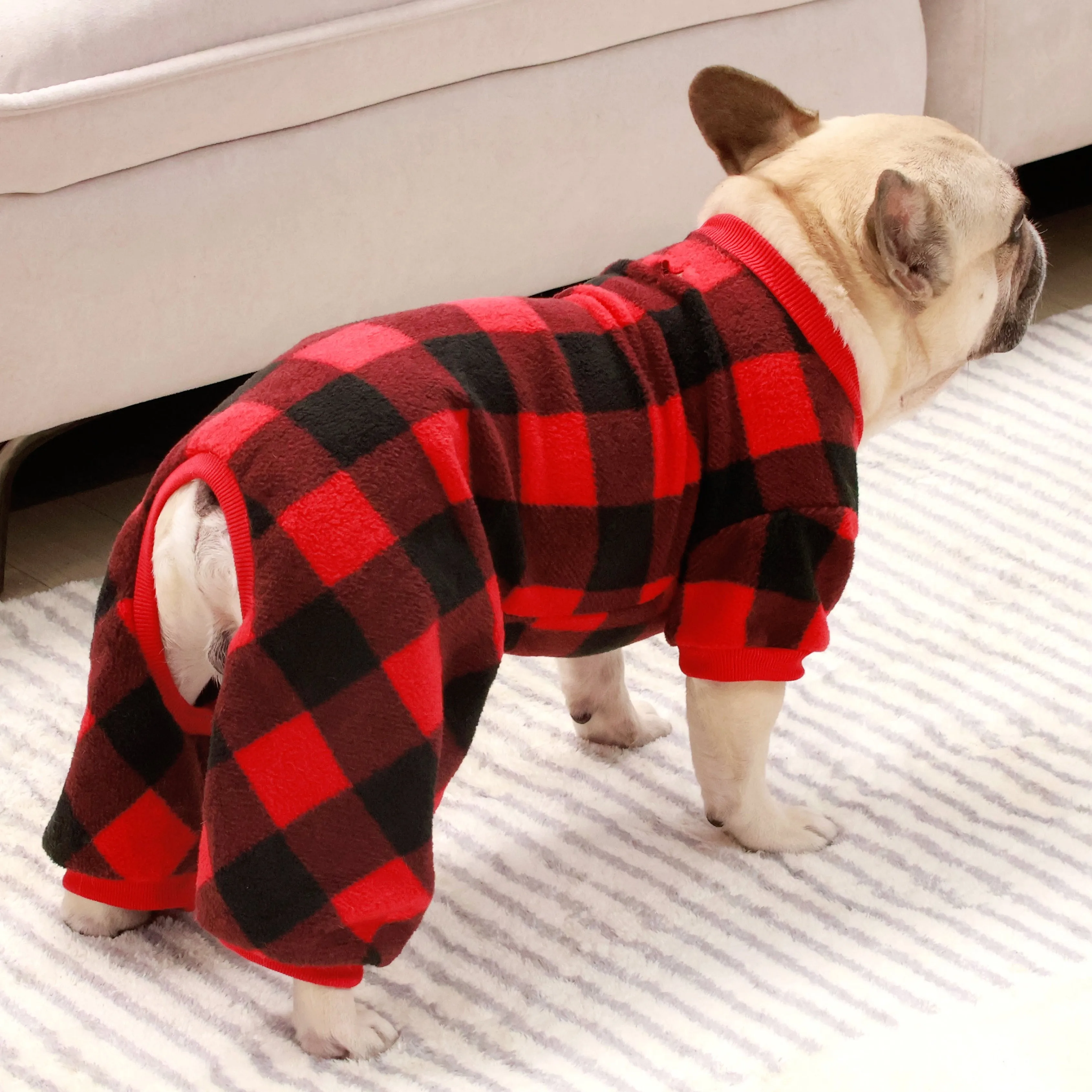 Plaid Snuggle PJ's   Beanie Combo