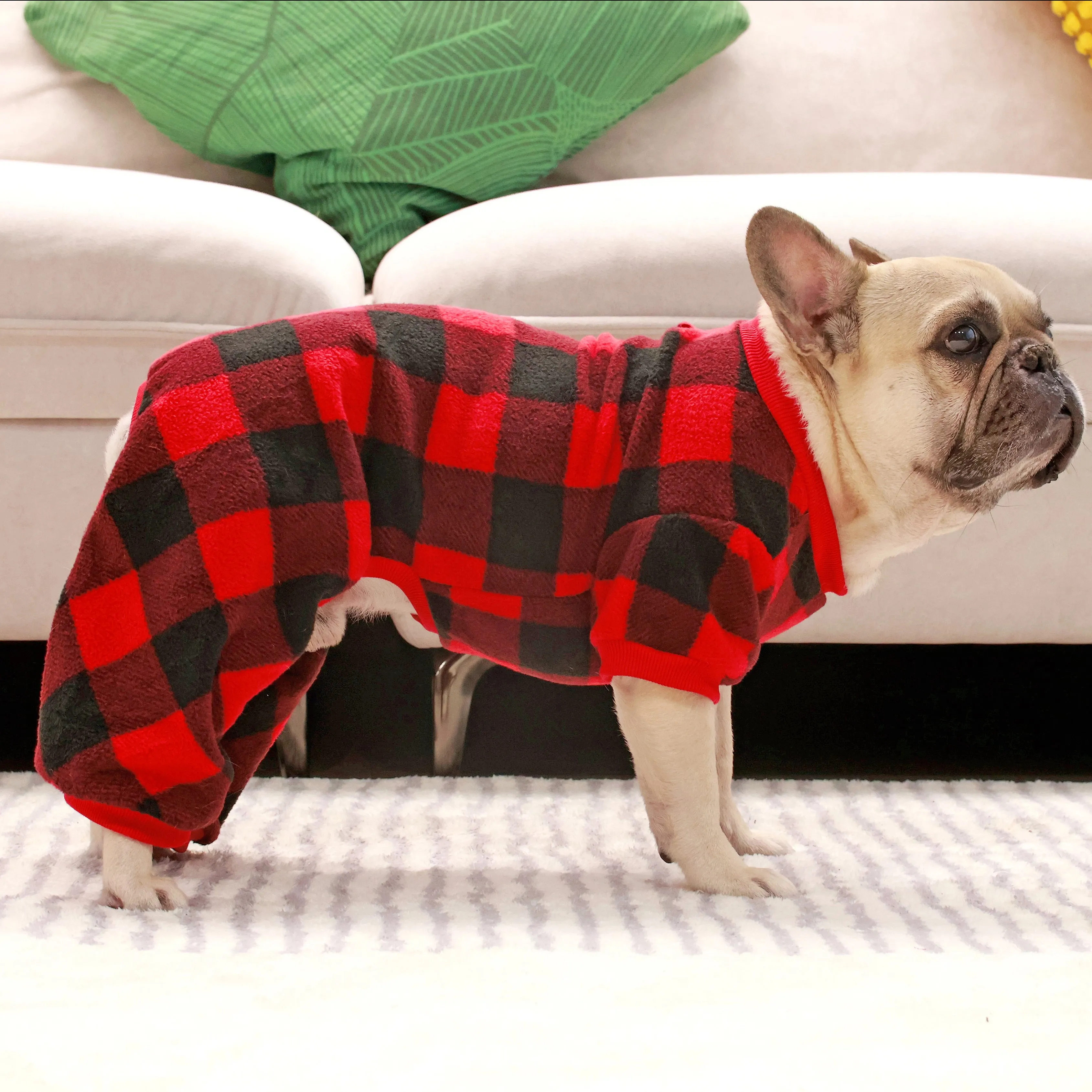 Plaid Snuggle PJ's   Beanie Combo