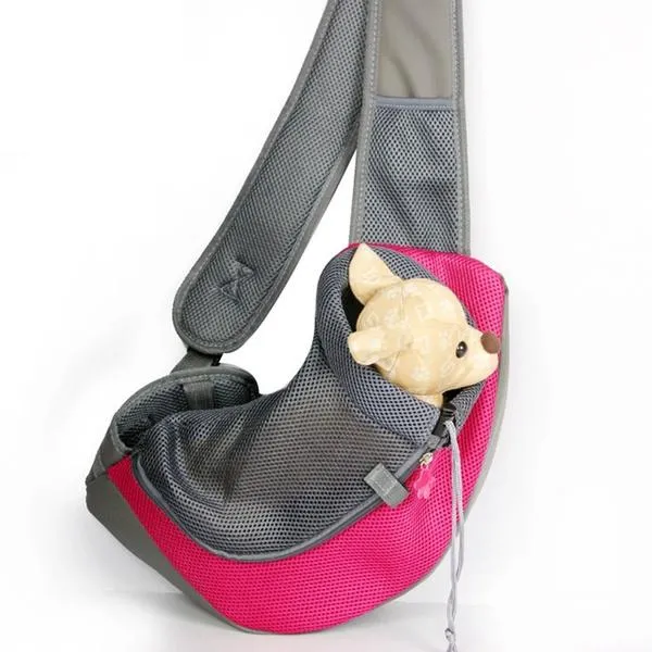 Portable Mesh Breathable Pet Sling Backpacks