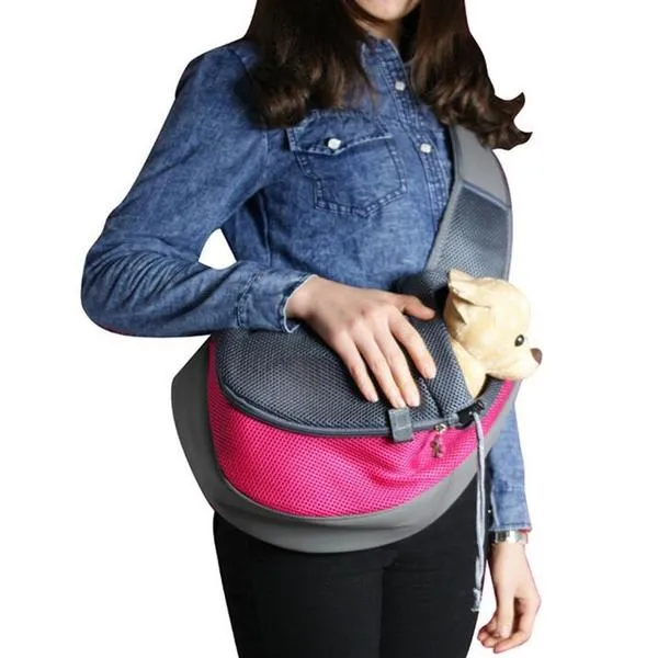 Portable Mesh Breathable Pet Sling Backpacks
