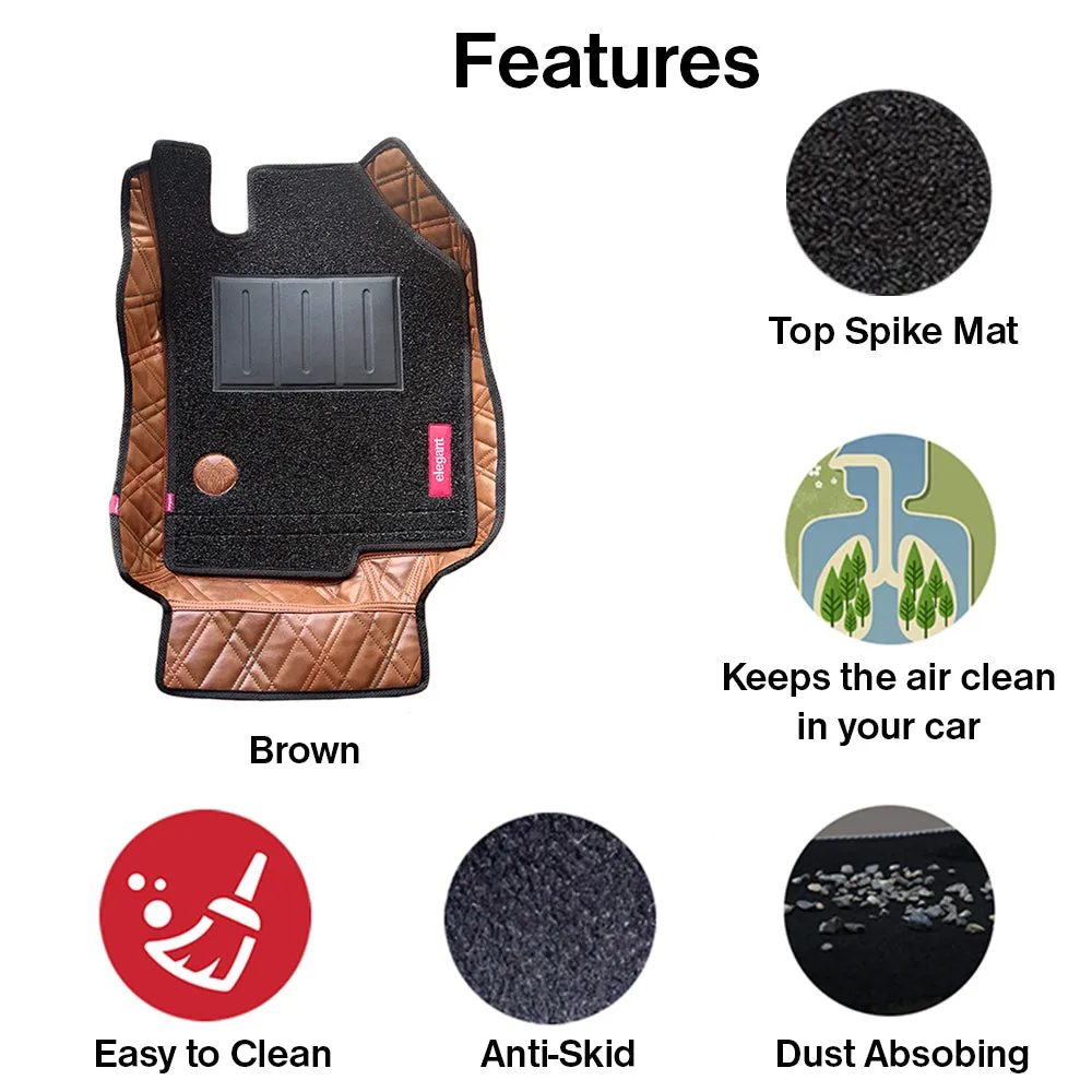 Posh 7D Car Floor Mats For Mahindra XUV 700 5 Seater