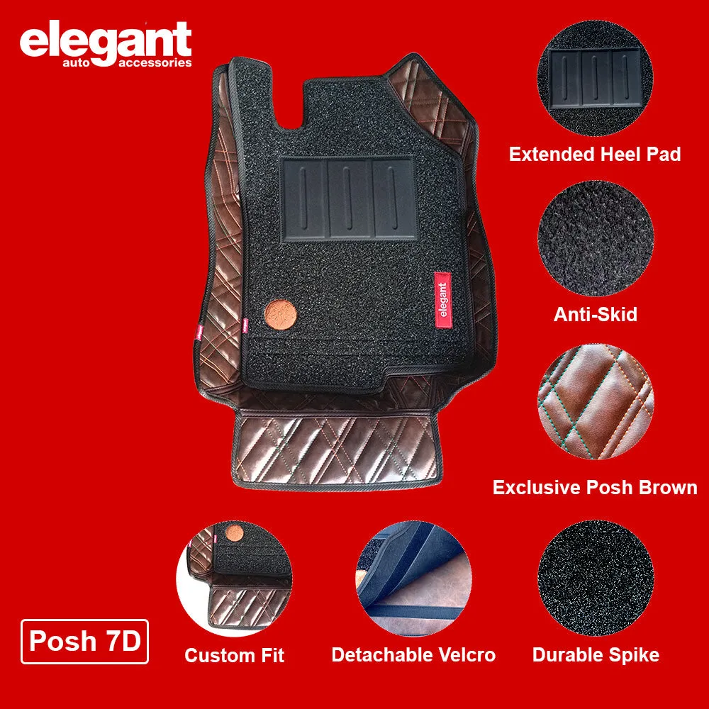 Posh 7D Car Floor Mats For Mahindra XUV 700 5 Seater