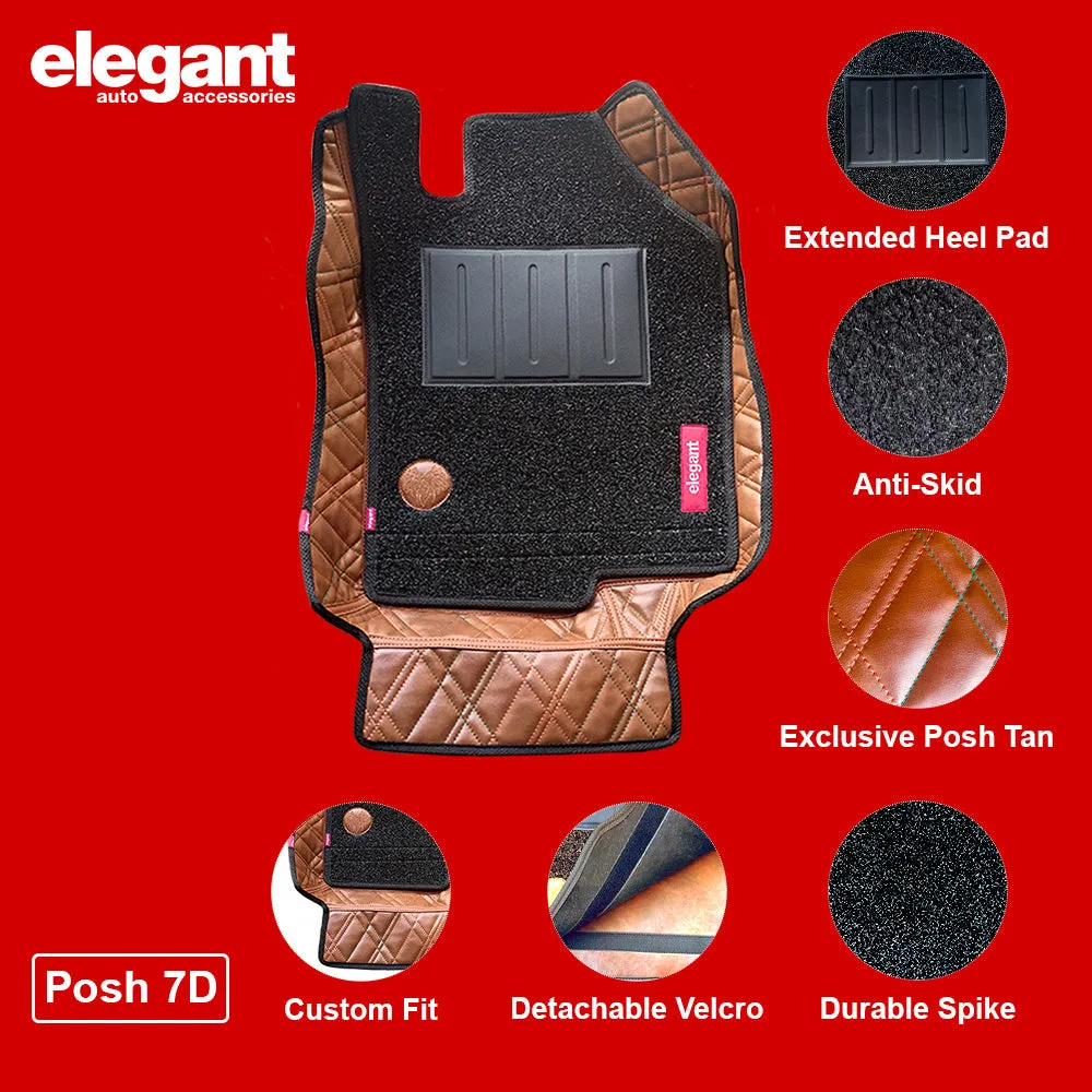 Posh 7D Car Floor Mats For Mahindra XUV 700 5 Seater