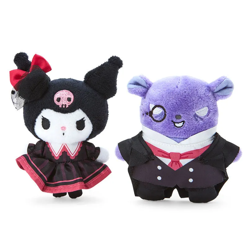 Sanrio Kuromi & Baku "Ojosama" brooch mascot set