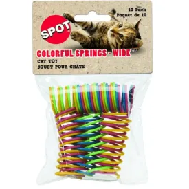 Spot Colorful Springs Cat Toy; Wide