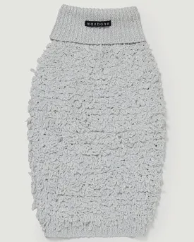 Starlet Metallic Silver Curly Knit Jumper