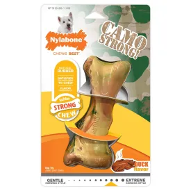 Strong Chew Rubber Camo Bone Duck Flavor